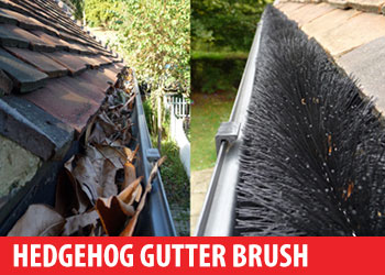 Hedgehog Gutter Brush Keeps Gutters Clear All Year